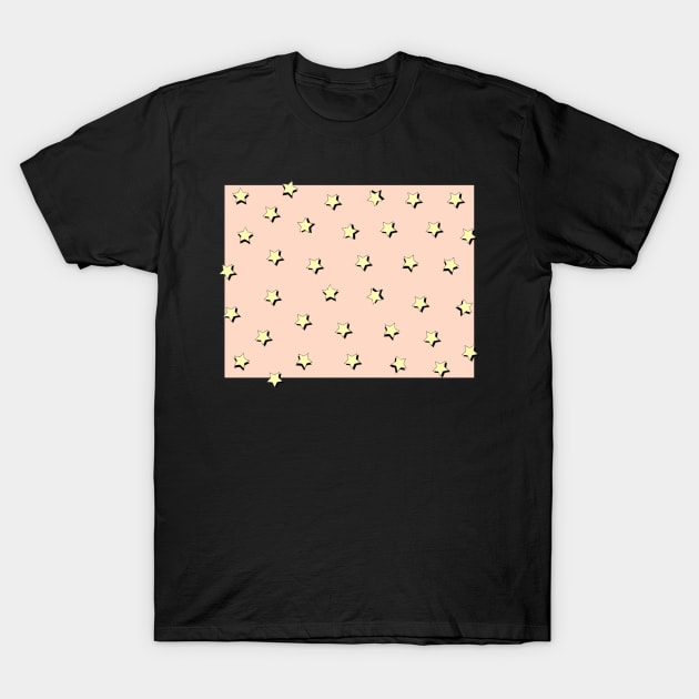 Stars Mask Pattern-Teen girl Vsco pattern T-Shirt by Richardsonh25